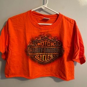 Harley Davidson Crop Top